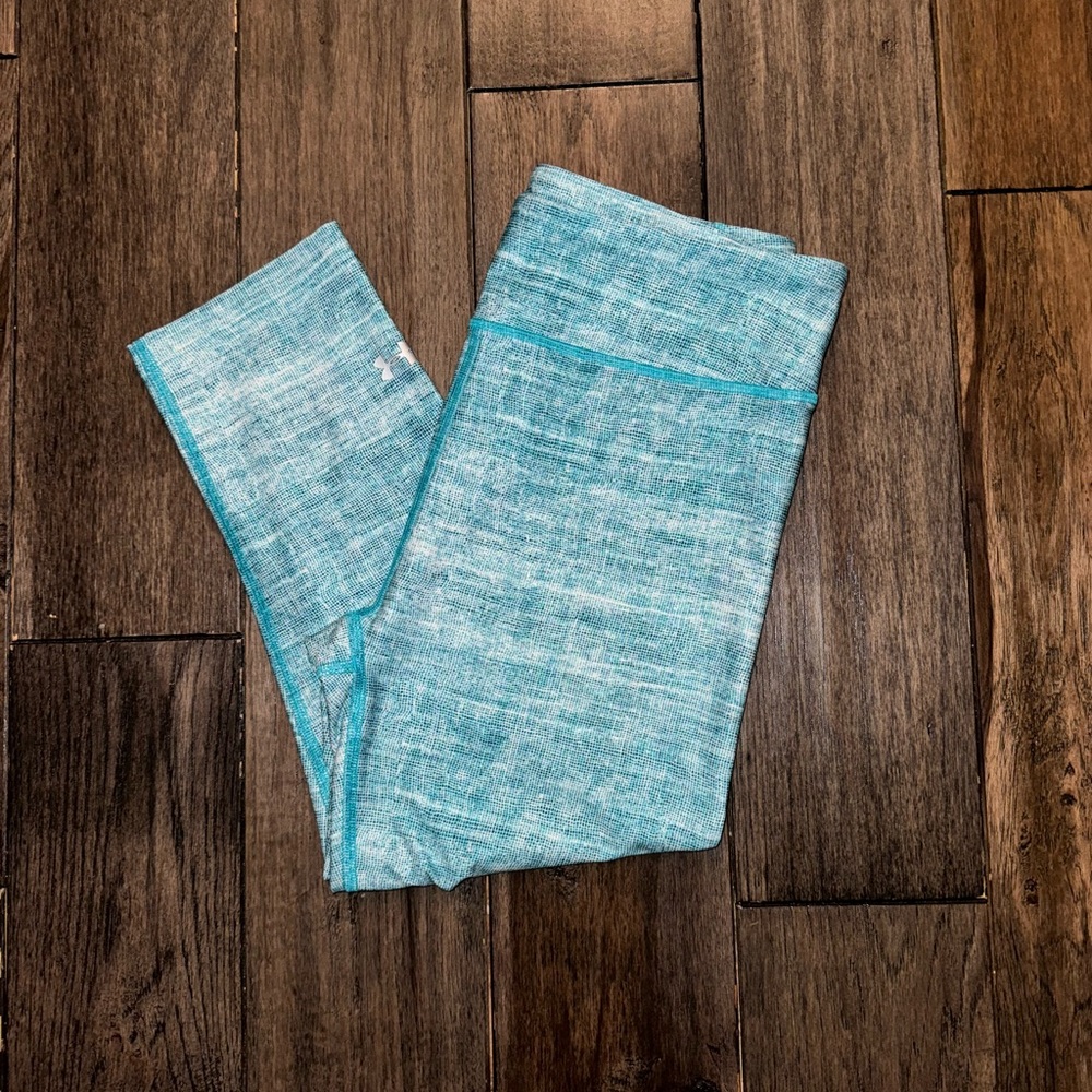 Under Armour Aquamarine Compression Crop Leggings